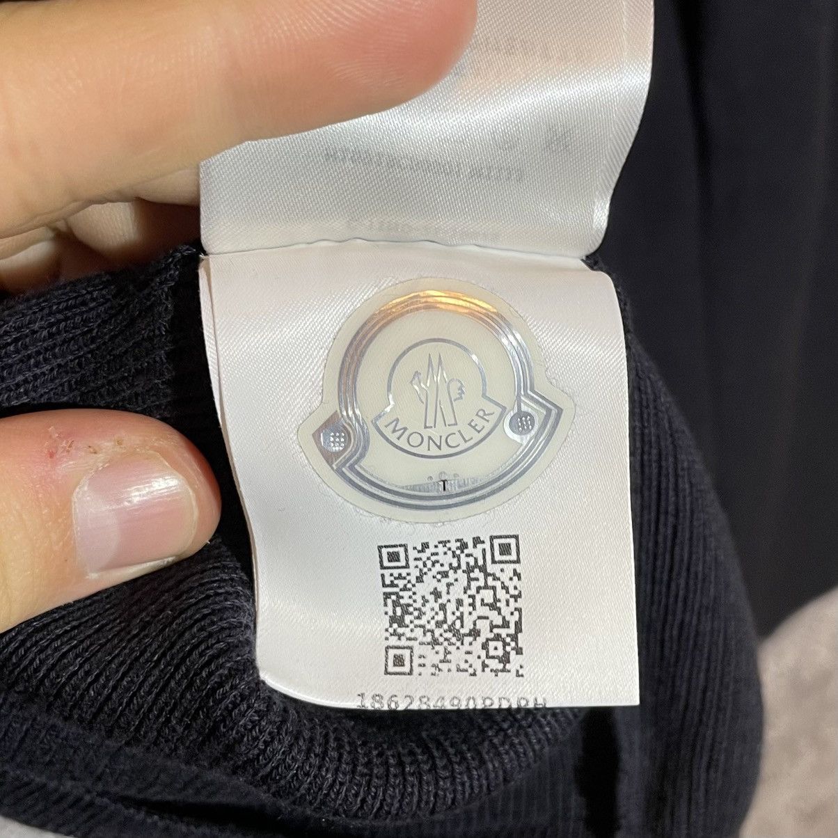 Moncler Moncler Sweatshirt Girocollo Tricot Cotton Crew Neck Logo Size US XL / EU 56 / 4 - 23 Thumbnail