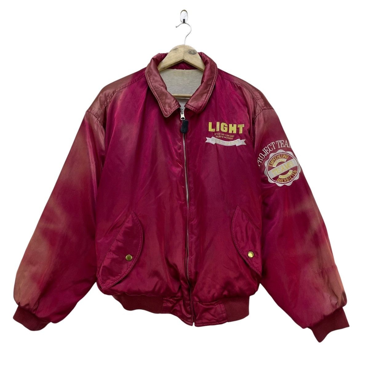 Japanese Brand Vintage 90s Japanese Brand Reversible Bomber Jacket Size US M / EU 48-50 / 2 - 1 Thumbnail