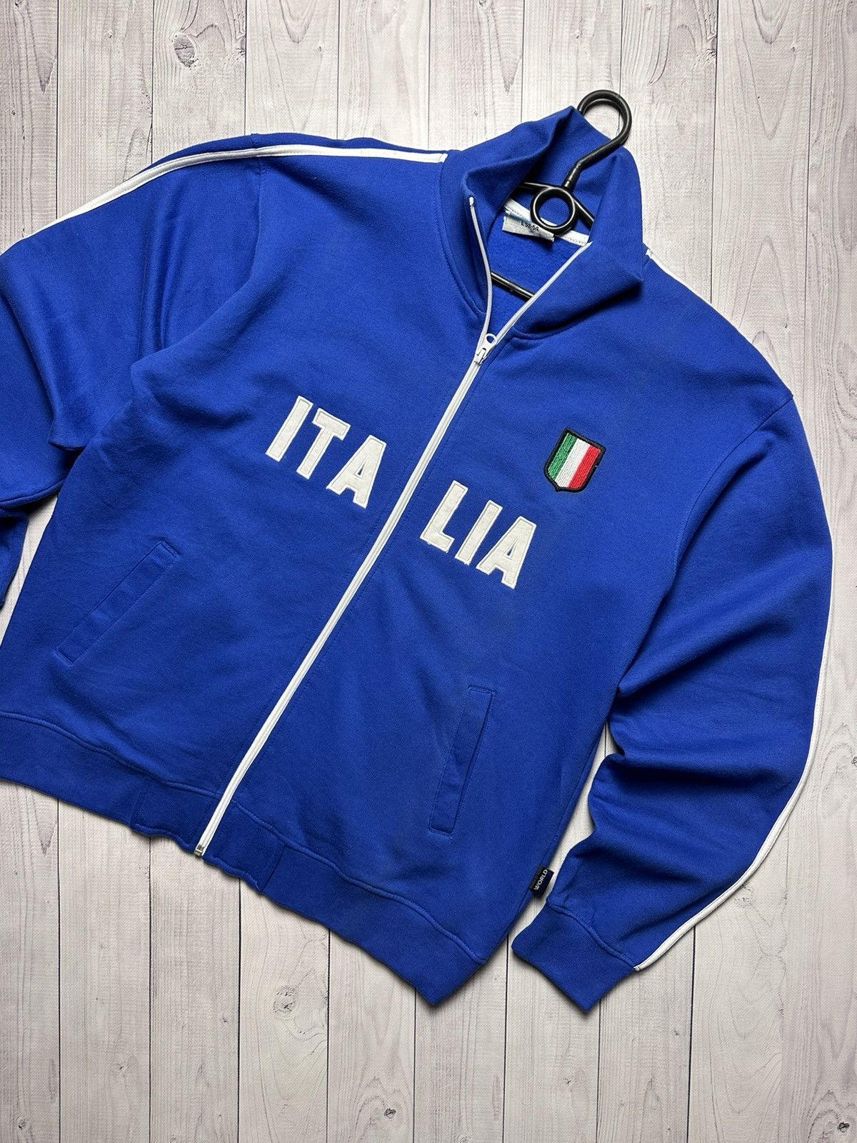 Vintage Vintage Italia soccer jacket size L big logo Size US L / EU 52-54 / 3 - 2 Thumbnail