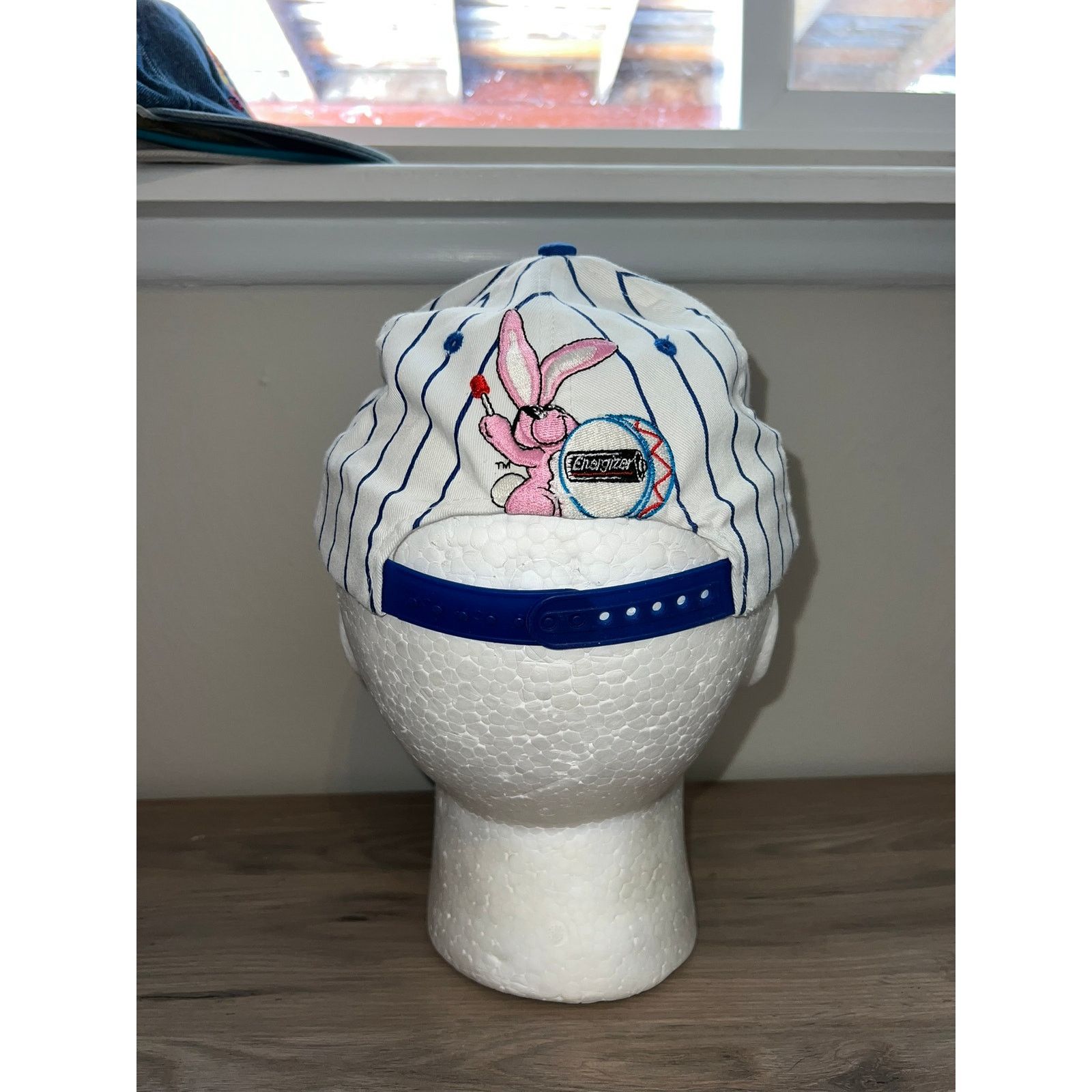 Vintage Vintage E.B. Energizer Bunny White Promo Hat Snapback VTG OS Size ONE SIZE - 4 Thumbnail