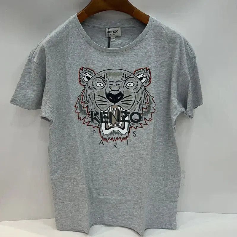 Kenzo KENZO Summer Logo Gray Cotton Tee . Size M / US 6-8 / IT 42-44 - 1 Thumbnail