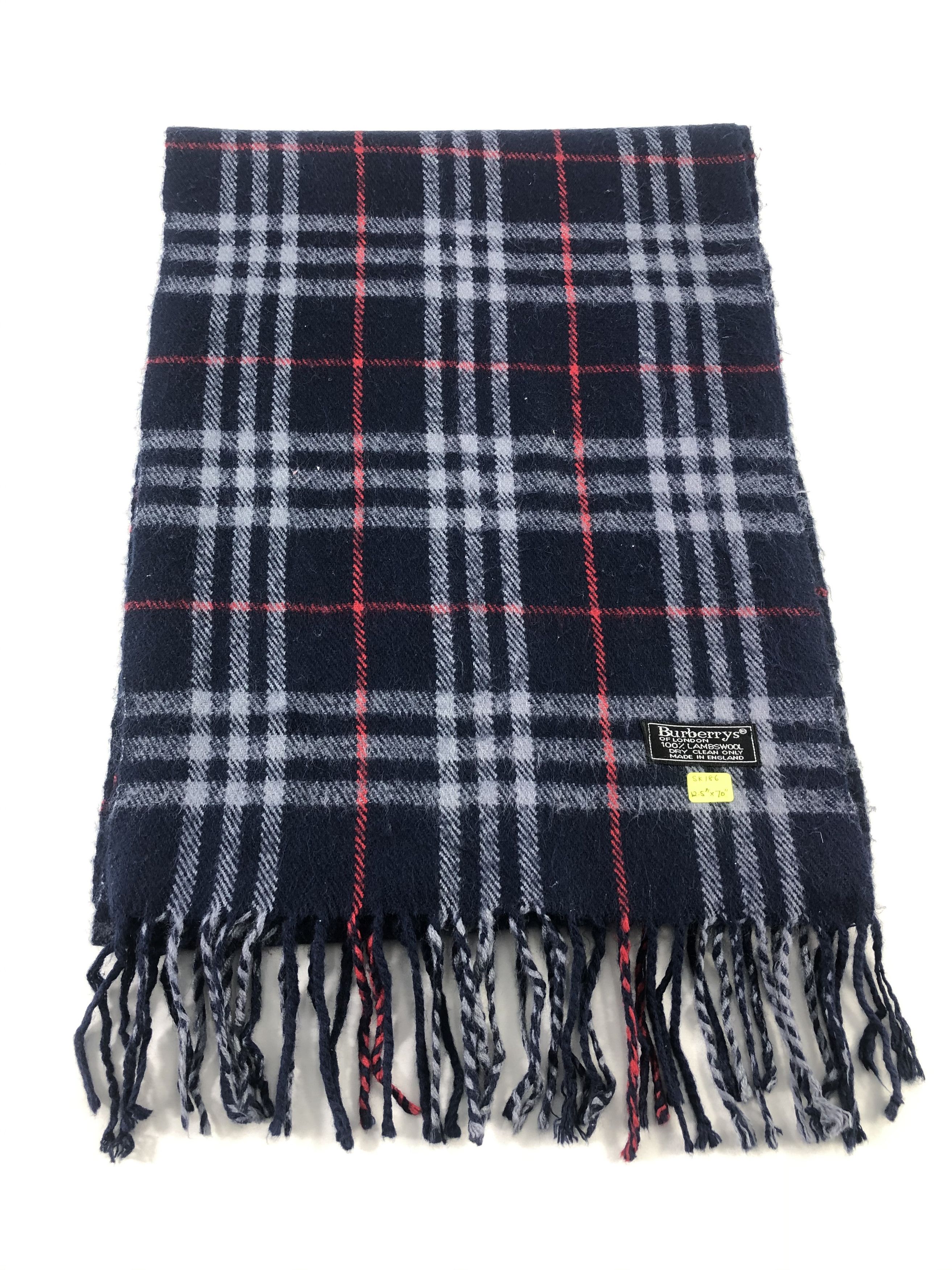 Burberry Burberry Wool Scarf / Muffler / Neckwear Size ONE SIZE - 5 Thumbnail