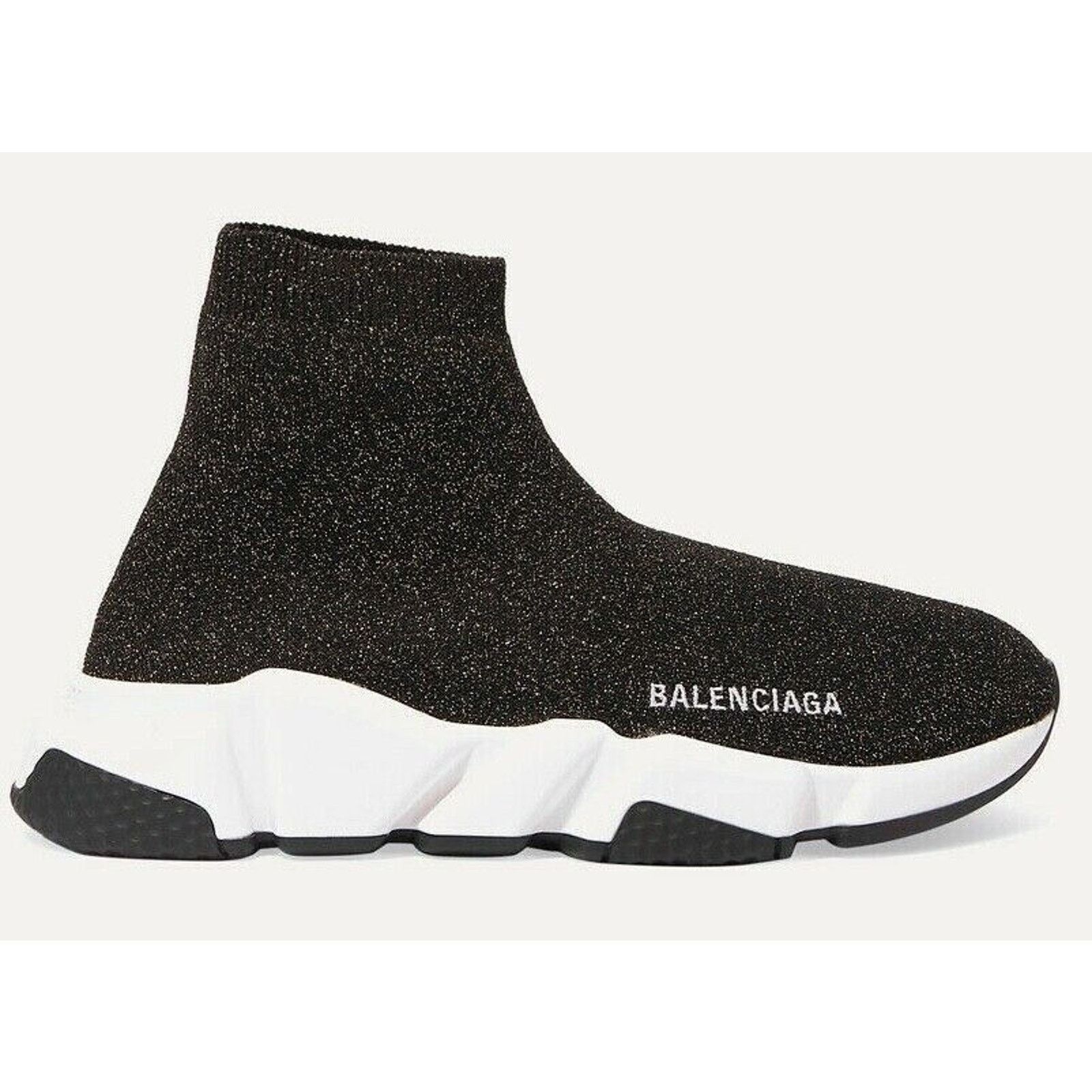 Balenciaga Balenciaga Women Speed Sock Trainer White Black Sneakers 41 Size US 11 / IT 41 - 3 Thumbnail