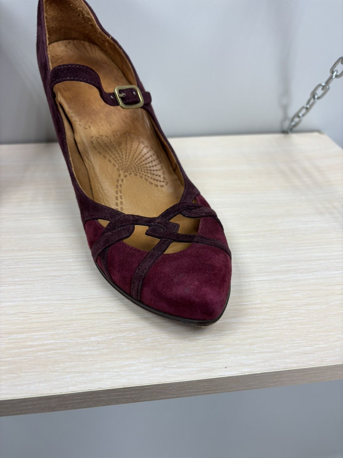 Other Womens heels Chie Mihara Size 40 Color Burgundy Size US 10 / IT 40 - 8 Thumbnail