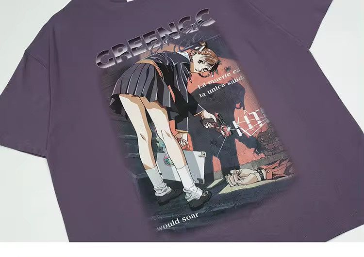 Japanese Brand Anime Girl Killer T Shirt Size US XL / EU 56 / 4 - 2 Thumbnail
