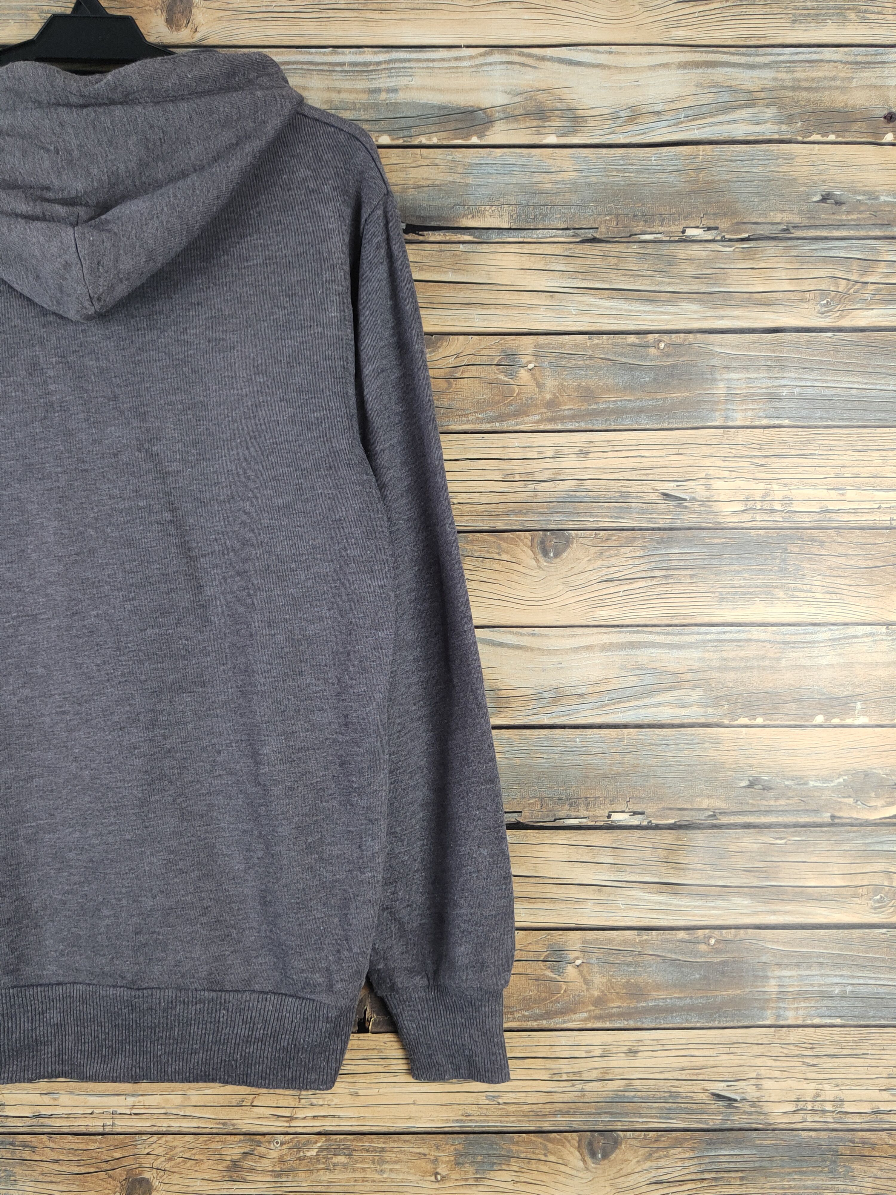 Vintage DL Under Level Dark Gray Hoodie Sweatshirts #2020 Size US L / EU 52-54 / 3 - 10 Thumbnail