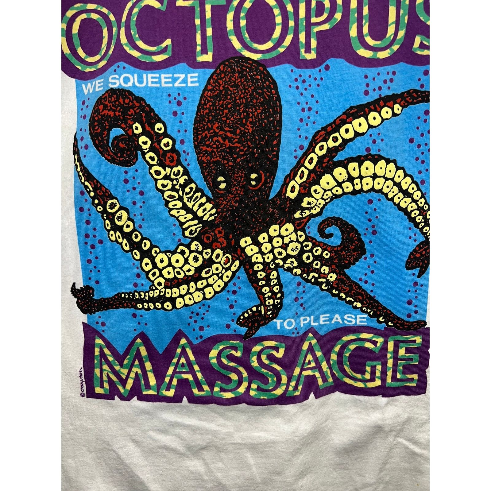 Vintage Vintage Crazy Shirts Octopus Massage Shirt To Please NWT 2XL Size US XXL / EU 58 / 5 - 12 Thumbnail