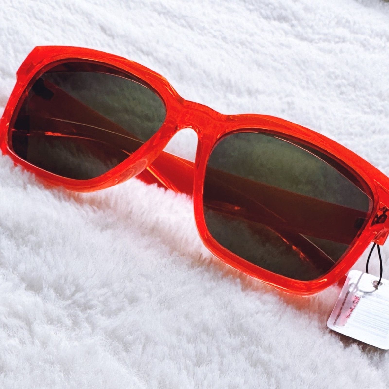Other Cedric Bright Orange Mirrored Sunglasses Size ONE SIZE - 1 Thumbnail