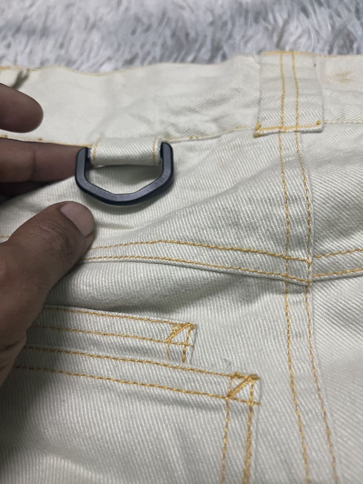 Japanese Brand 2000s JNCO INSPIRED BIG POCKET RARE SOFT JEANS Size US 31 - 21 Thumbnail