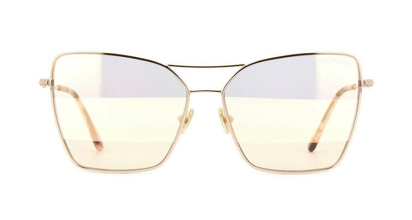 Tom Ford Tom Ford FT0738 28Z Rose Gold 61mm Square Sunglasses Size ONE SIZE - 1 Thumbnail