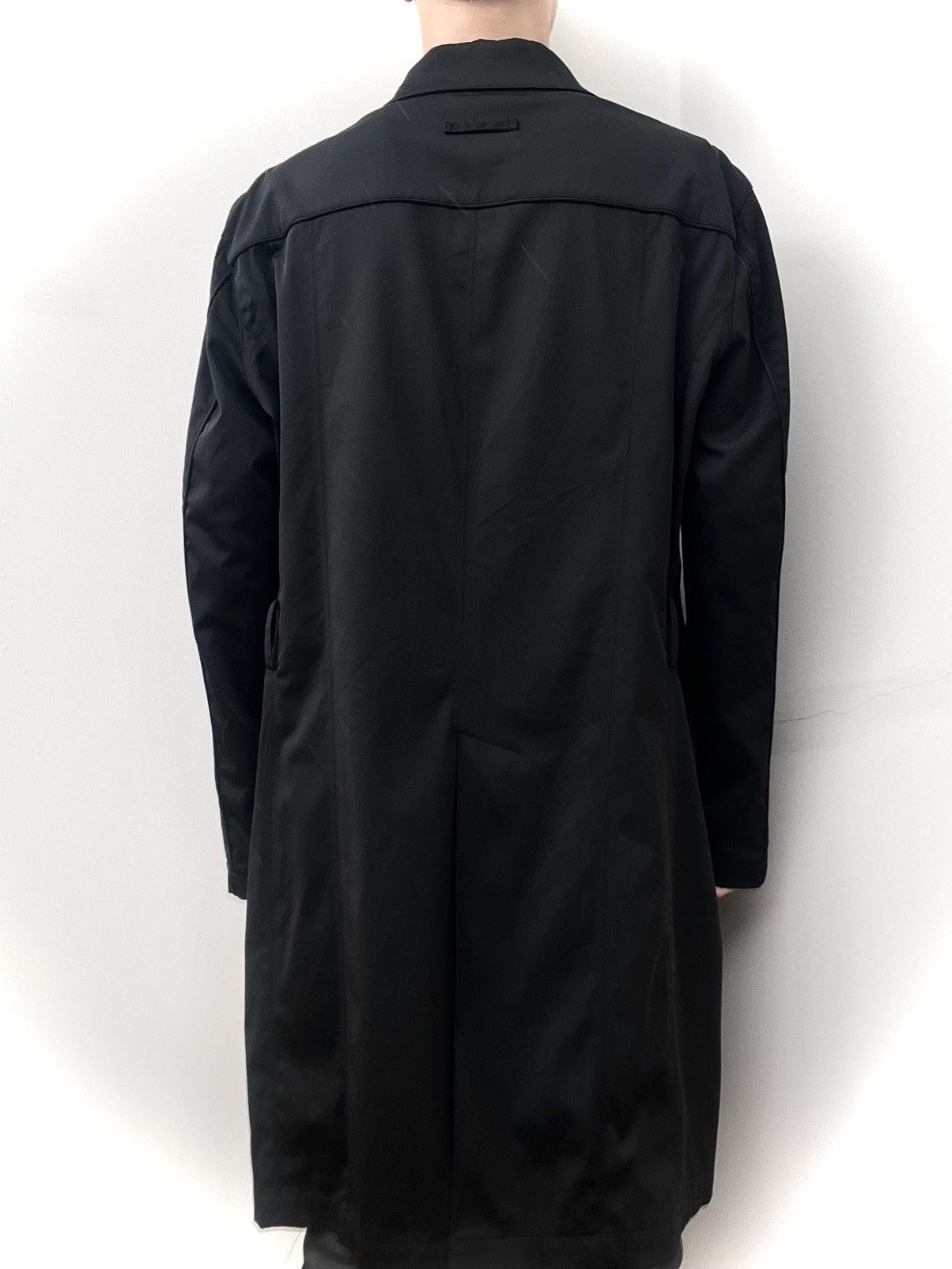 Jean Paul Gaultier 2000s Jean Paul Gaultier Black Trench Coat Size US L / EU 52-54 / 3 - 6 Thumbnail