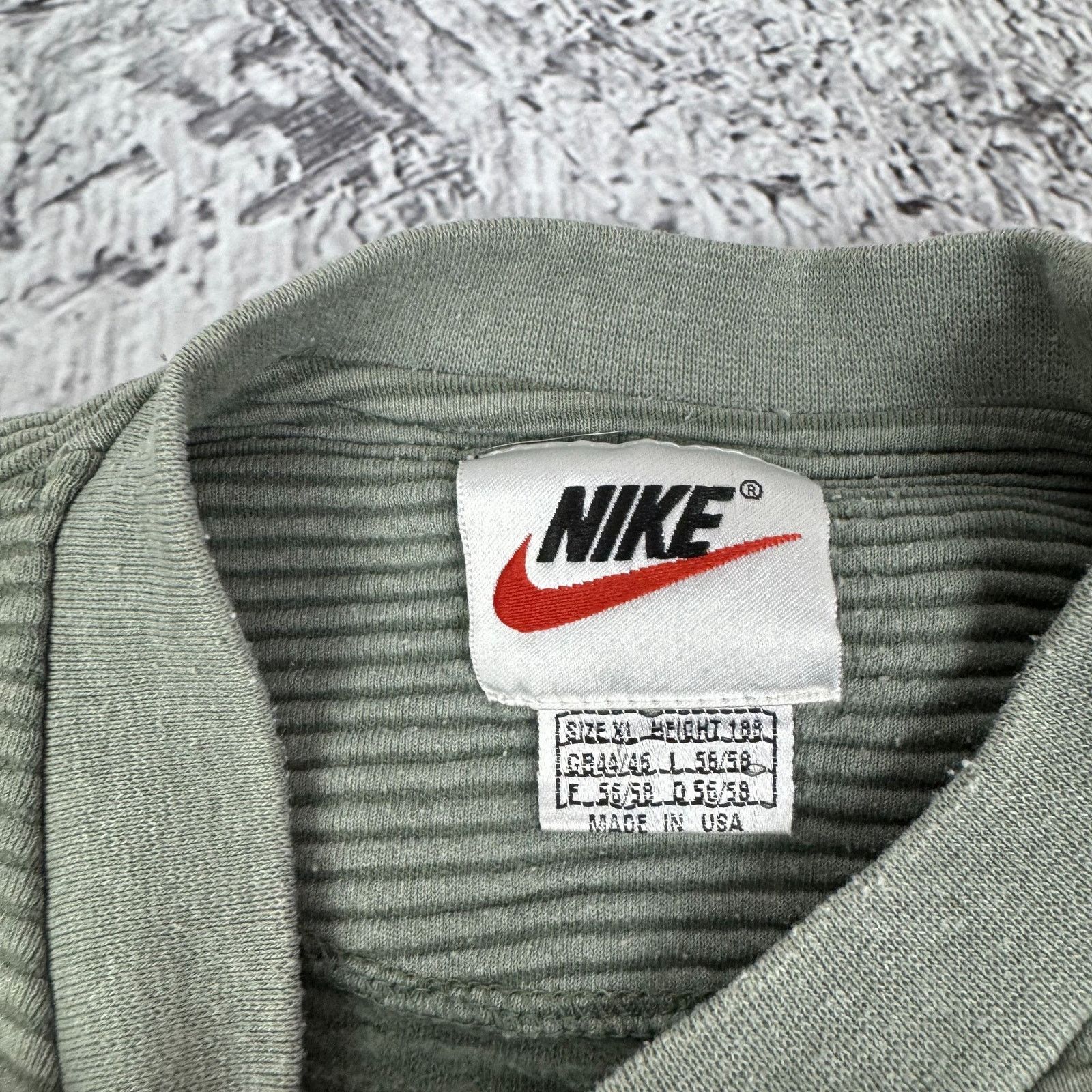 Nike Nike Men's Green Knit Swoosh Streetwear Pullover Sweater XL Size US XL / EU 56 / 4 - 3 Thumbnail
