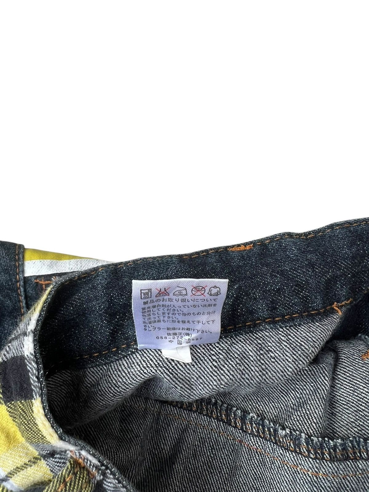 Vintage Double Waist Nylaus Clothing Japan Twisted Leg Denim Jeans Size US 31 - 19 Thumbnail
