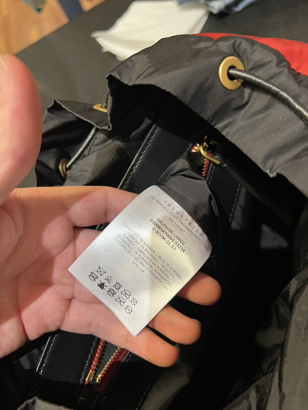 Moncler Moncler Dauphine Large Backpack red brand new Size ONE SIZE - 14 Thumbnail