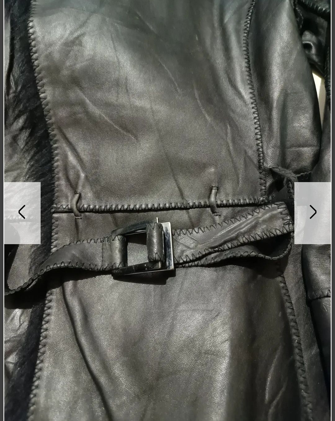 Leather BODY DRESSING Deluxe -Patchwork Fur Shearling Coat Jacket Size M / US 6-8 / IT 42-44 - 4 Thumbnail