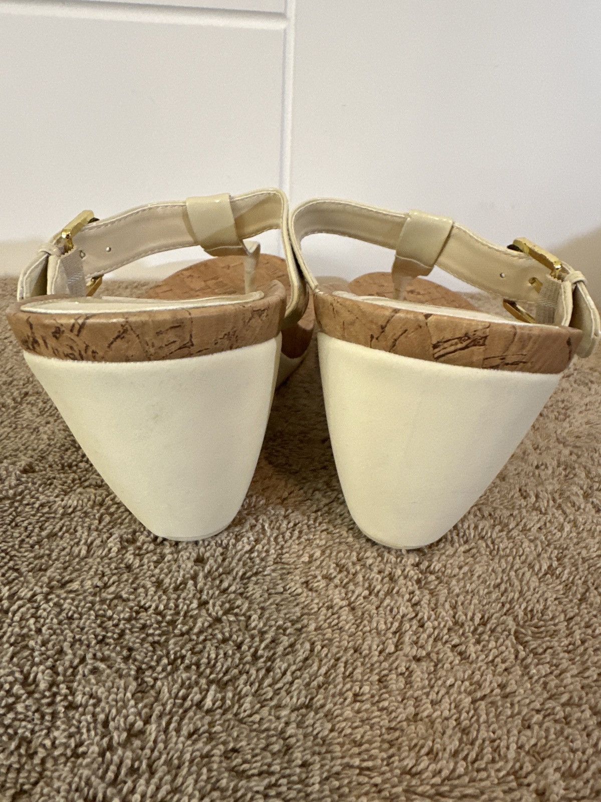 Lauren Ralph Lauren Ralph Lauren Roseanne T-Strap Wedge Sandals Size US 9 / IT 39 - 4 Thumbnail