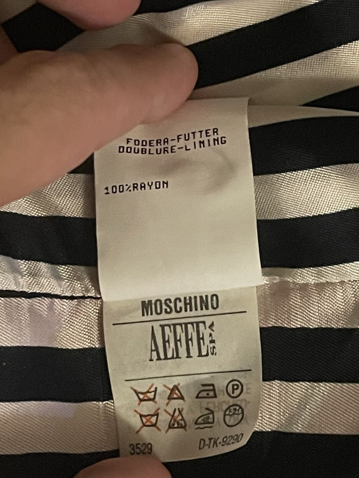 Moschino Moschino “Cheap and Chic” Mickey Mouse Wool Vest Size 40R - 7 Thumbnail