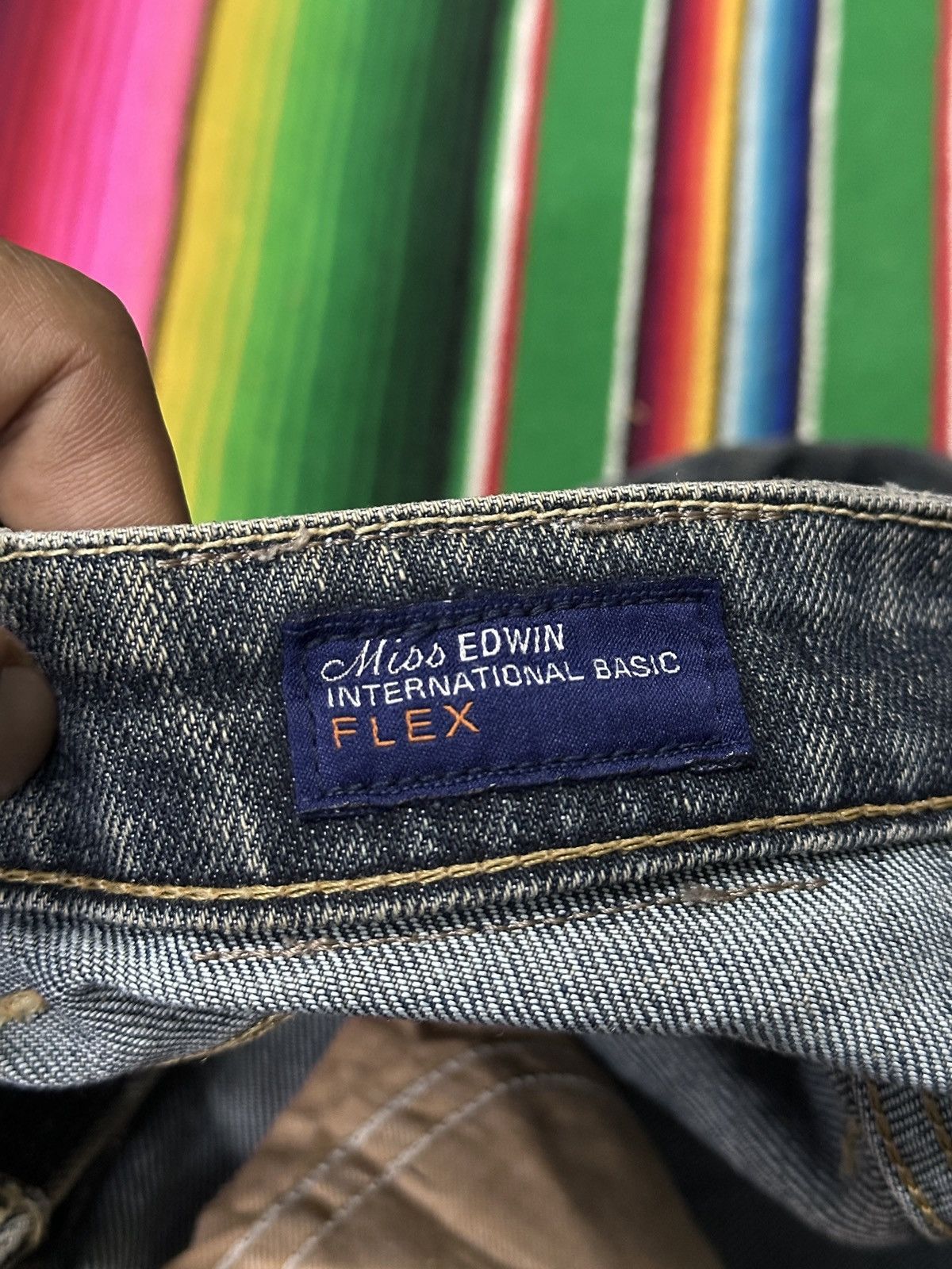 Other Vintage Japan Brand Edwin Flex Mini Bootcut💥 Size US 28 / EU 44 - 8 Thumbnail