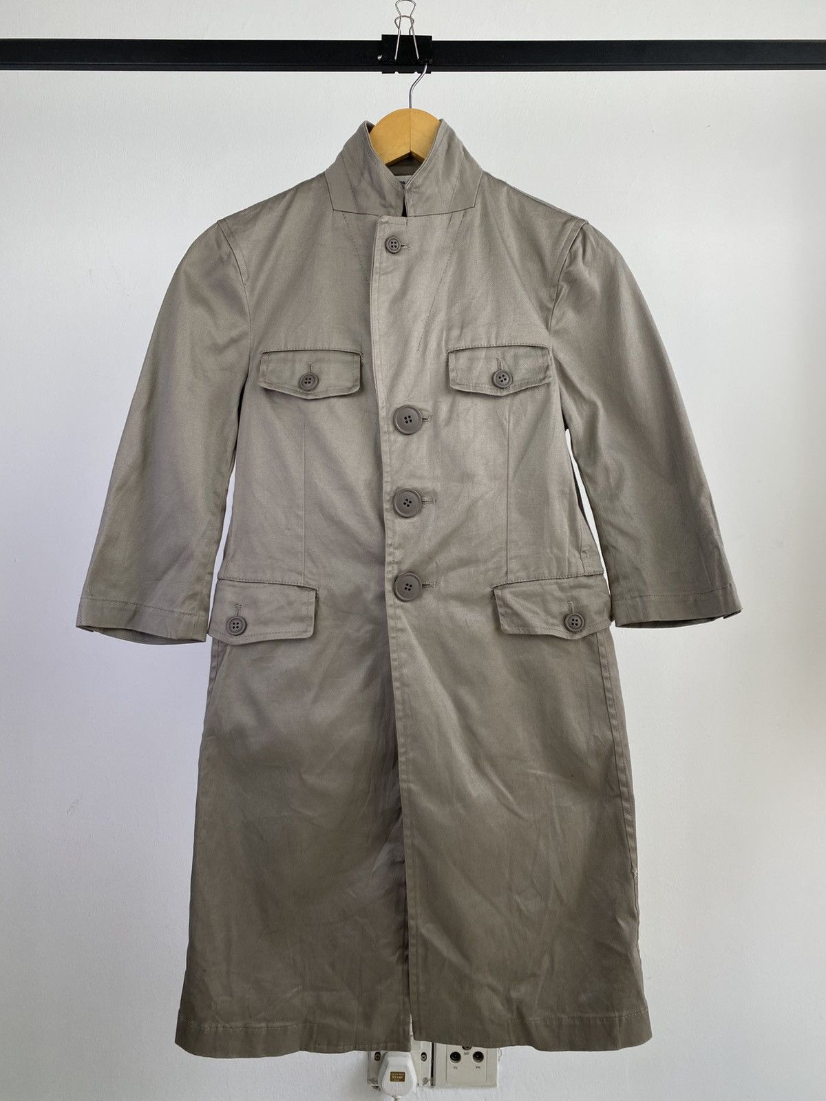 AD2010 Comme des Garçons Coated Trench Coat