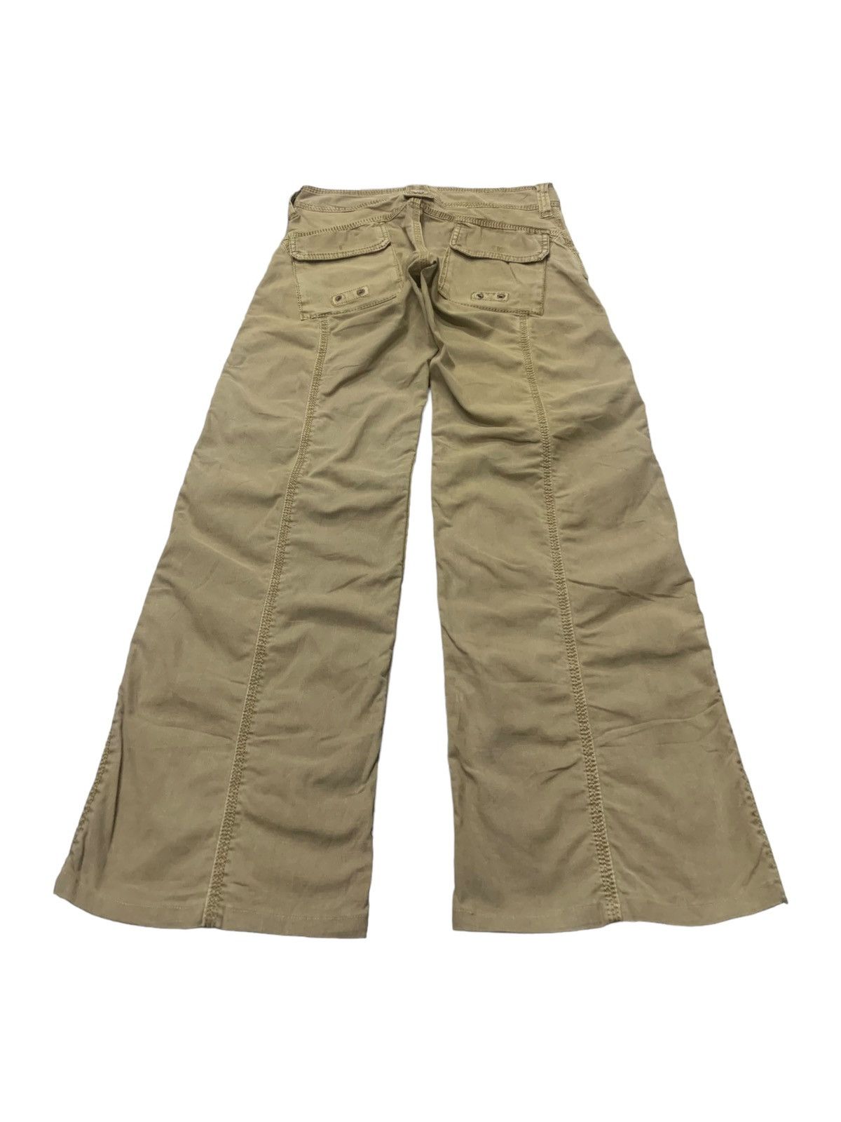 Japanese Brand Flamingo Firm Wide Leg Heavy Stitch Pants Size 29" - 7 Thumbnail