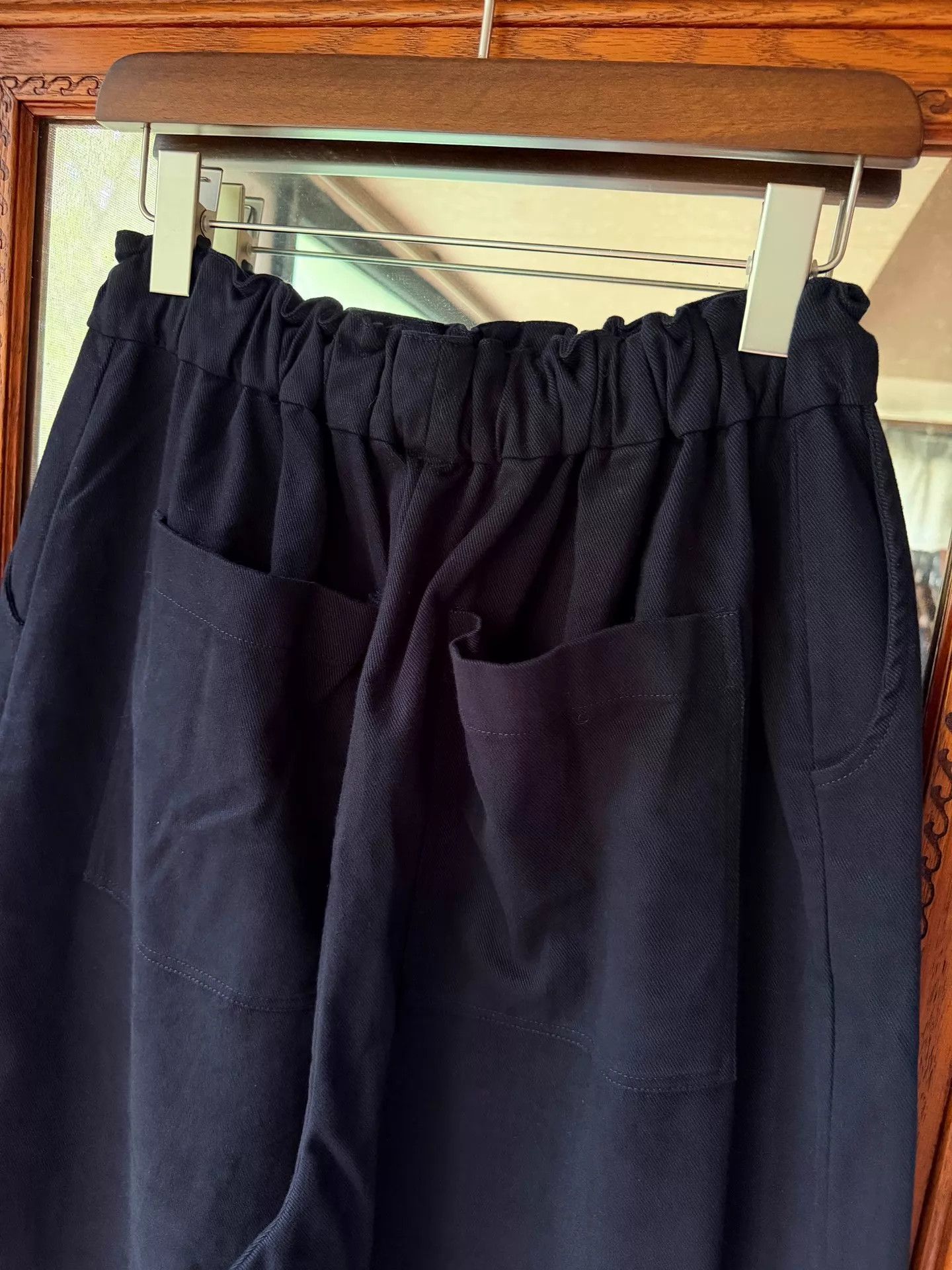 Biek Verstappen BIEK VERSTAPPEN Unisex Cotton Balloon Pants Black S Size 26" / US 2 / IT 38 - 4 Thumbnail