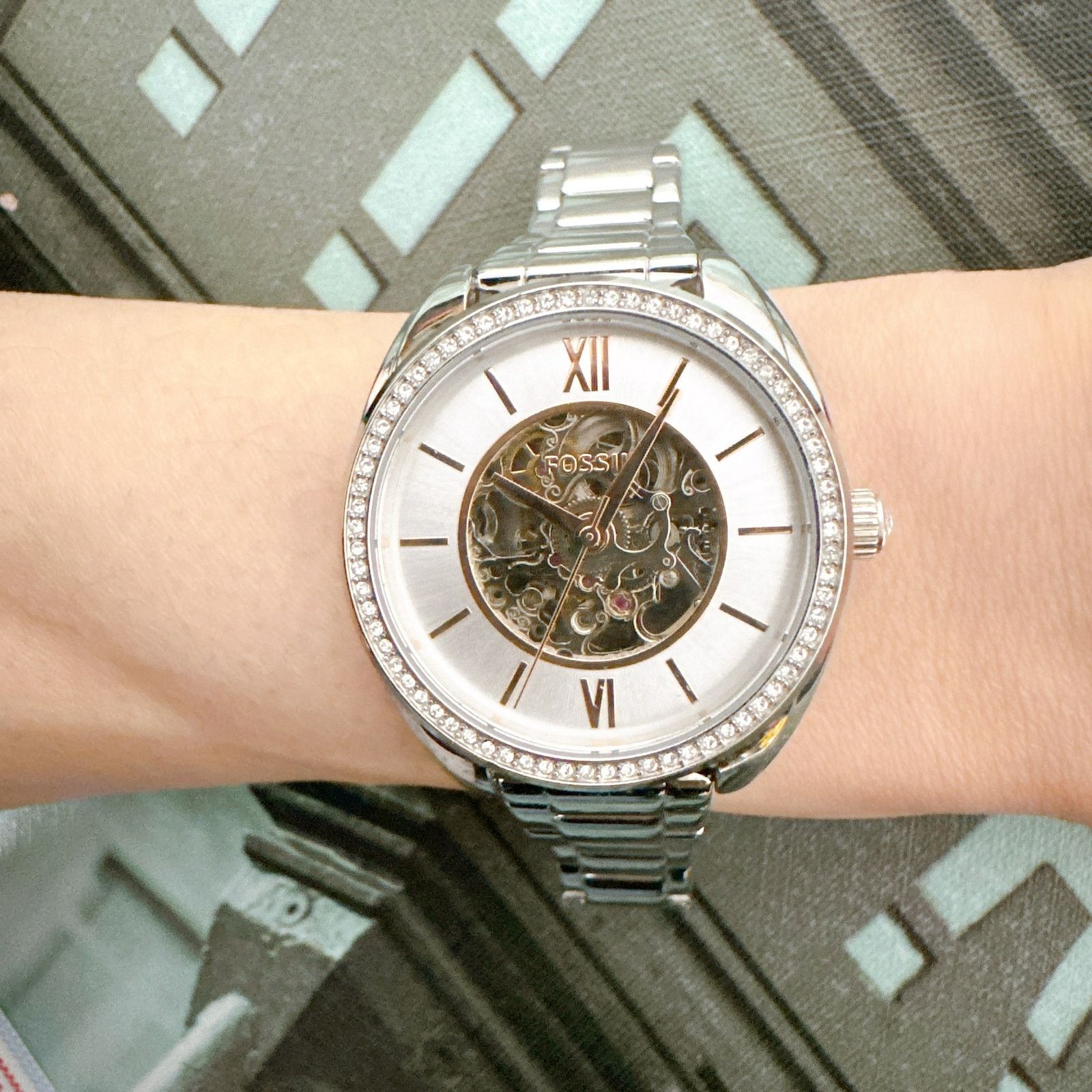 Fossil Fossil BQ3727 Vale Automatic Skeleton Silver Women's Watch Size ONE SIZE - 6 Thumbnail