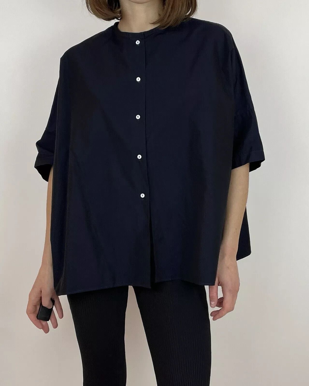 Other ASCIARI Cotton Button-Up Shirt Top Blue Size 1 Size M / US 6-8 / IT 42-44 - 7 Thumbnail