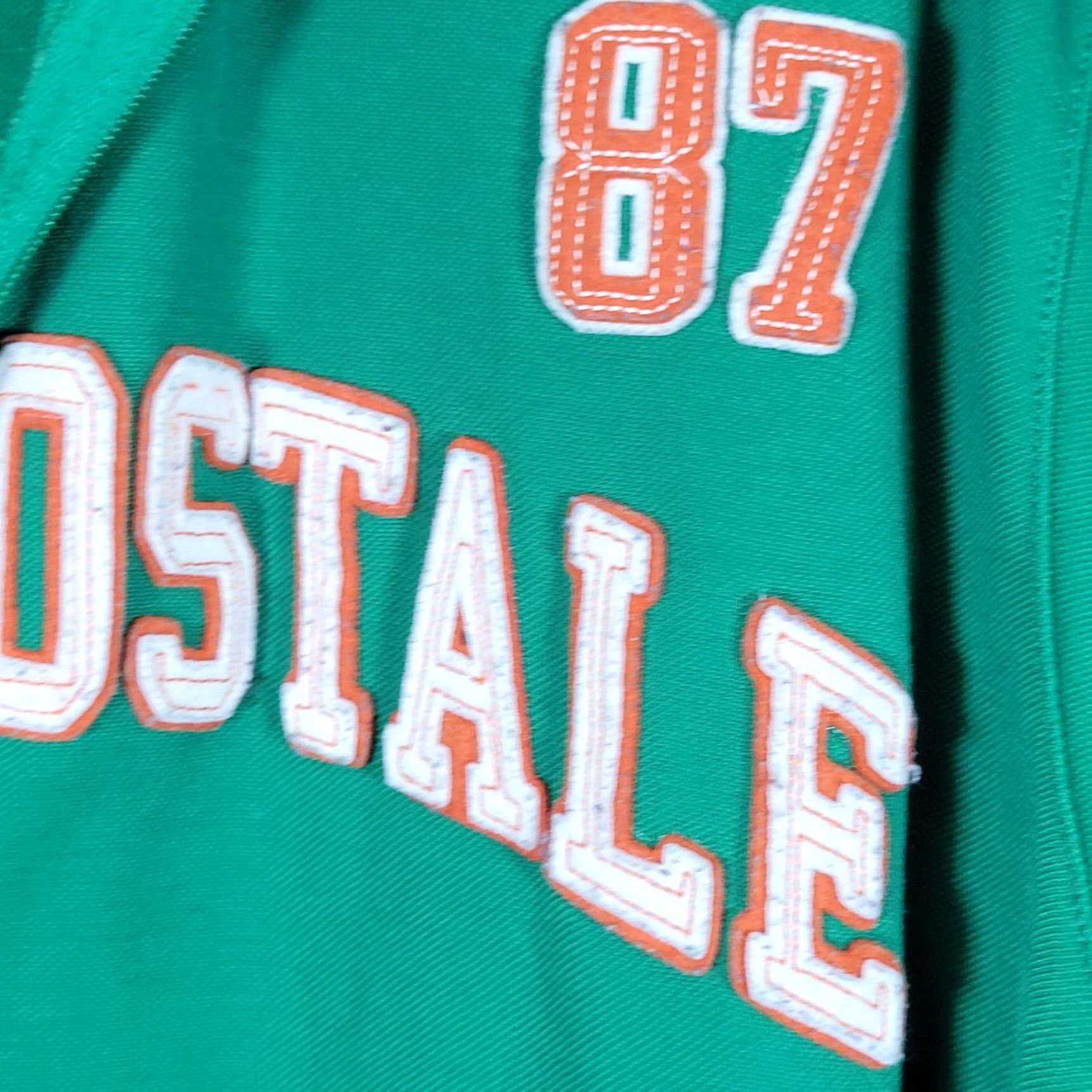 Vintage VINTAGE Aéropostale Track Jacket Mens XL Full Zip Green Sleeve Stripes Running & Jogging 100% Polyester Jacket Size US XL / EU 56 / 4 - 6 Thumbnail