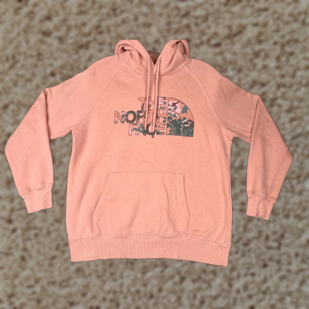 The North Face The North Face Hoodie Womens M Pink Pullover Cotton Blend READ ME Size M / US 6-8 / IT 42-44 - 1 Thumbnail