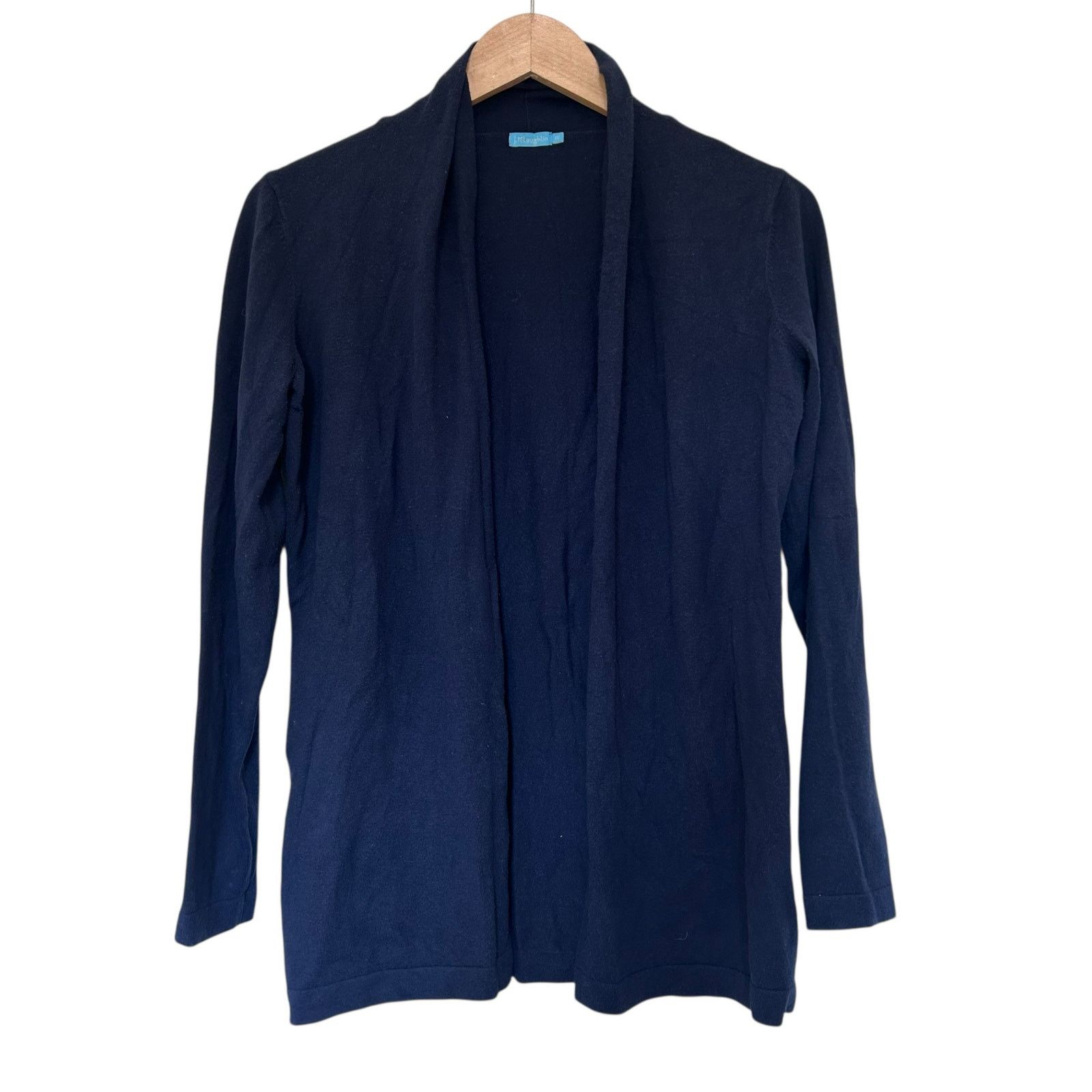 J.McLaughlin J. McLaughlin Navy Blue Open Front Cardigan Sz XS Size XS / US 0-2 / IT 36-38 - 1 Thumbnail