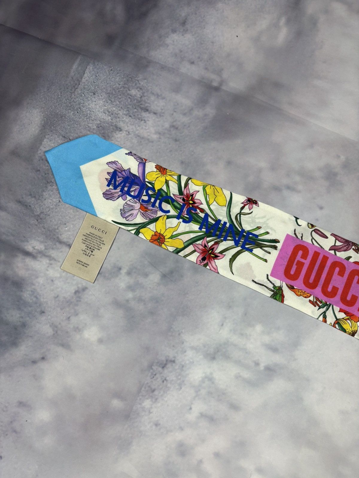 Gucci Gucci Flora 100th Anniversary Silk Scarf Size ONE SIZE - 4 Thumbnail