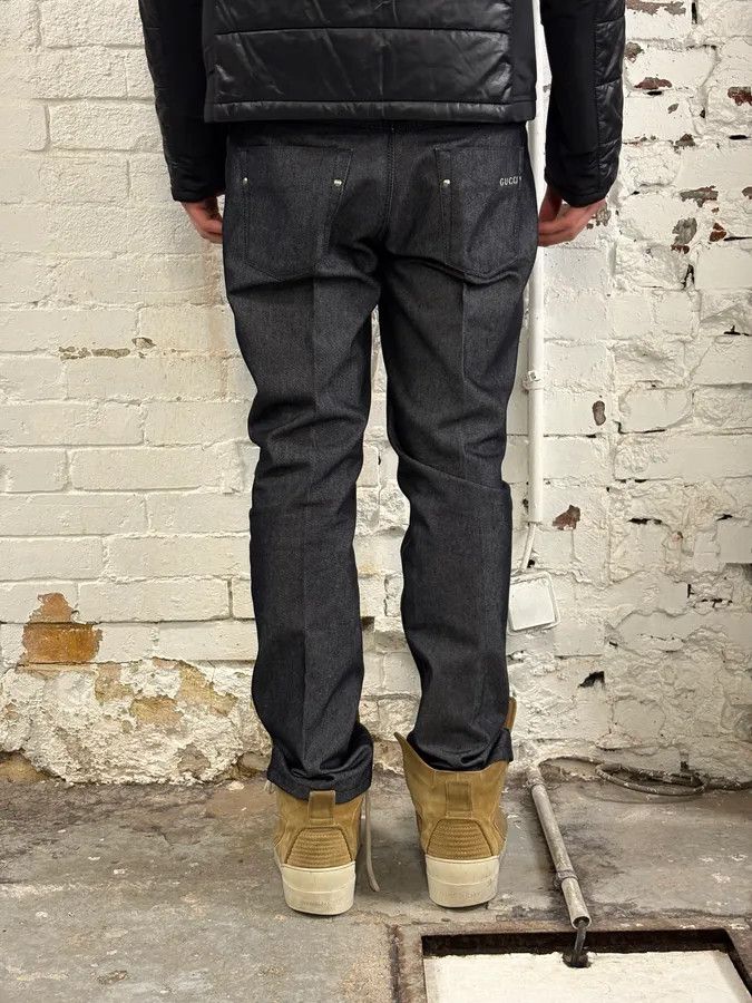 Gucci AW2009 Gucci Grey Denim Signature Jeans by Frida Giannini Size US 32 / EU 48 - 4 Thumbnail