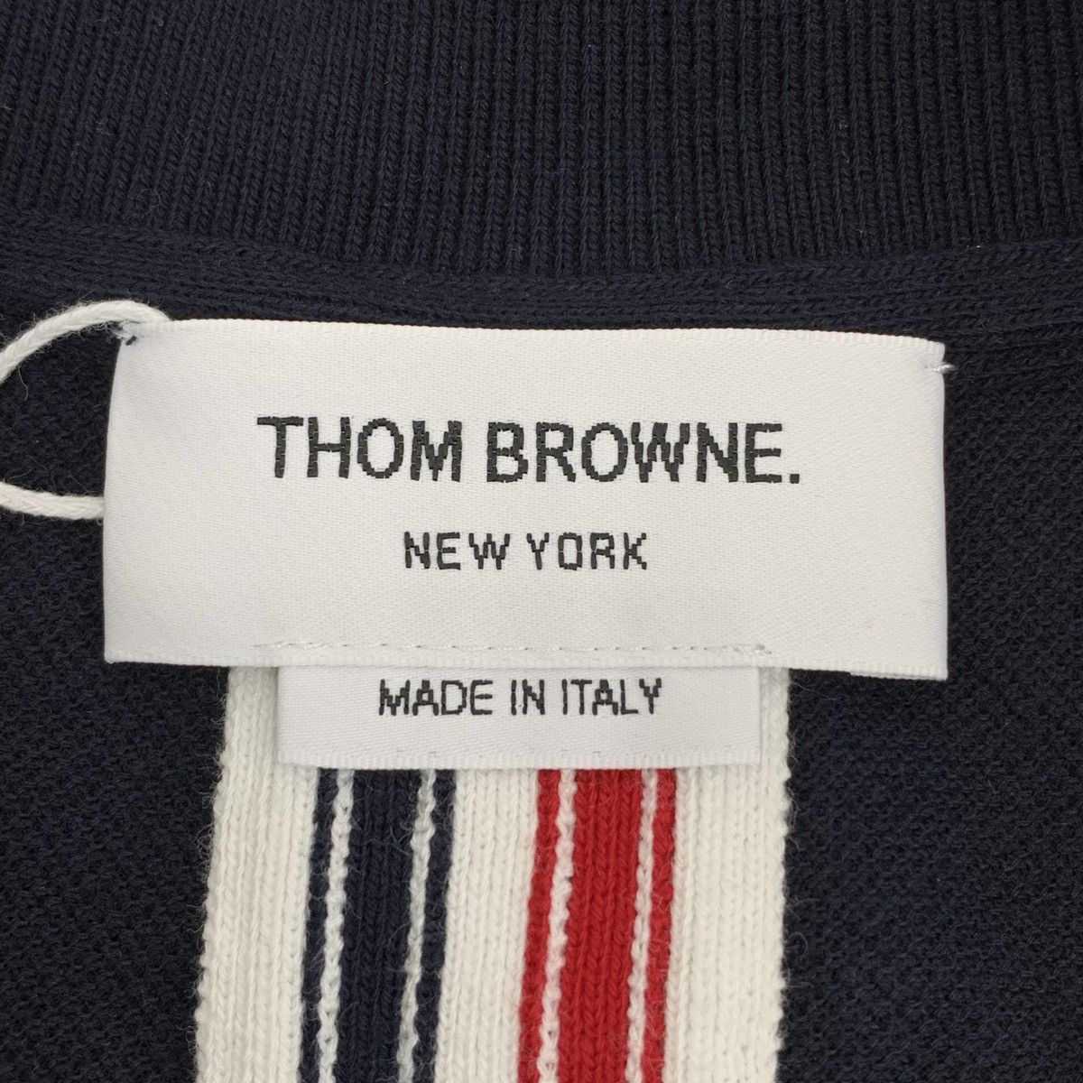Thom Browne Thom Browne Navy Back Stripe Web Short Sleeve Dress K26WX Size M / US 6-8 / IT 42-44 - 6 Thumbnail