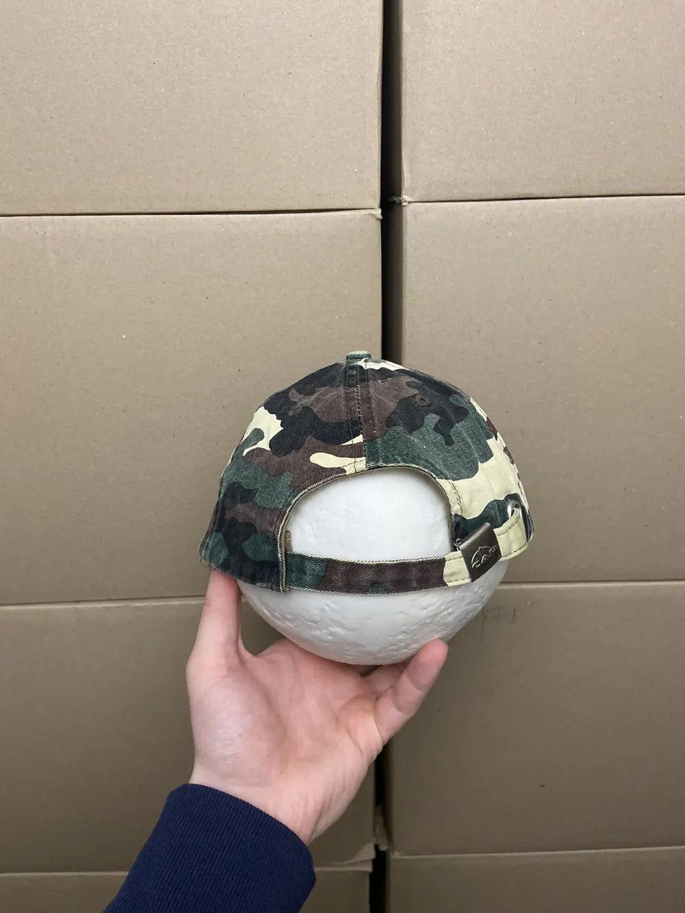 Vintage VINTAGE CAMO FADED CAP DAD HAT Y2K STREETWEAR WORKWEAR SKATE Size ONE SIZE - 3 Thumbnail