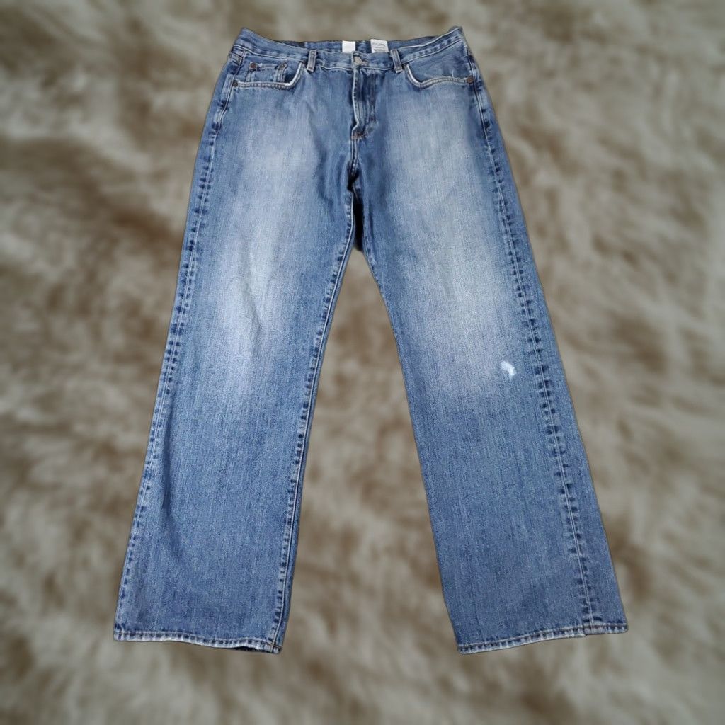 Lucky Brand Lucky Brand Blue Straight Leg Denim Jeans Mens 36x31 Regular Size US 36 / EU 52 - 1 Thumbnail