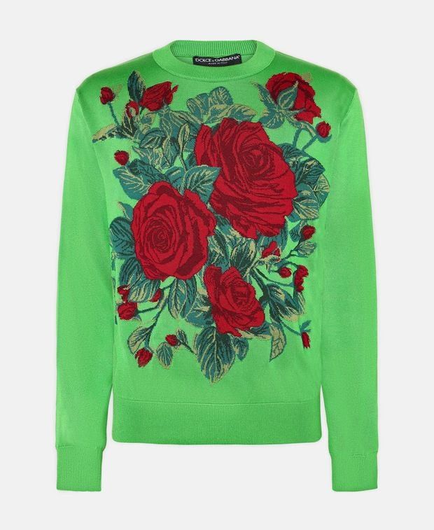Dolce & Gabbana Silk pullover Size US L / EU 52-54 / 3 - 1 Thumbnail