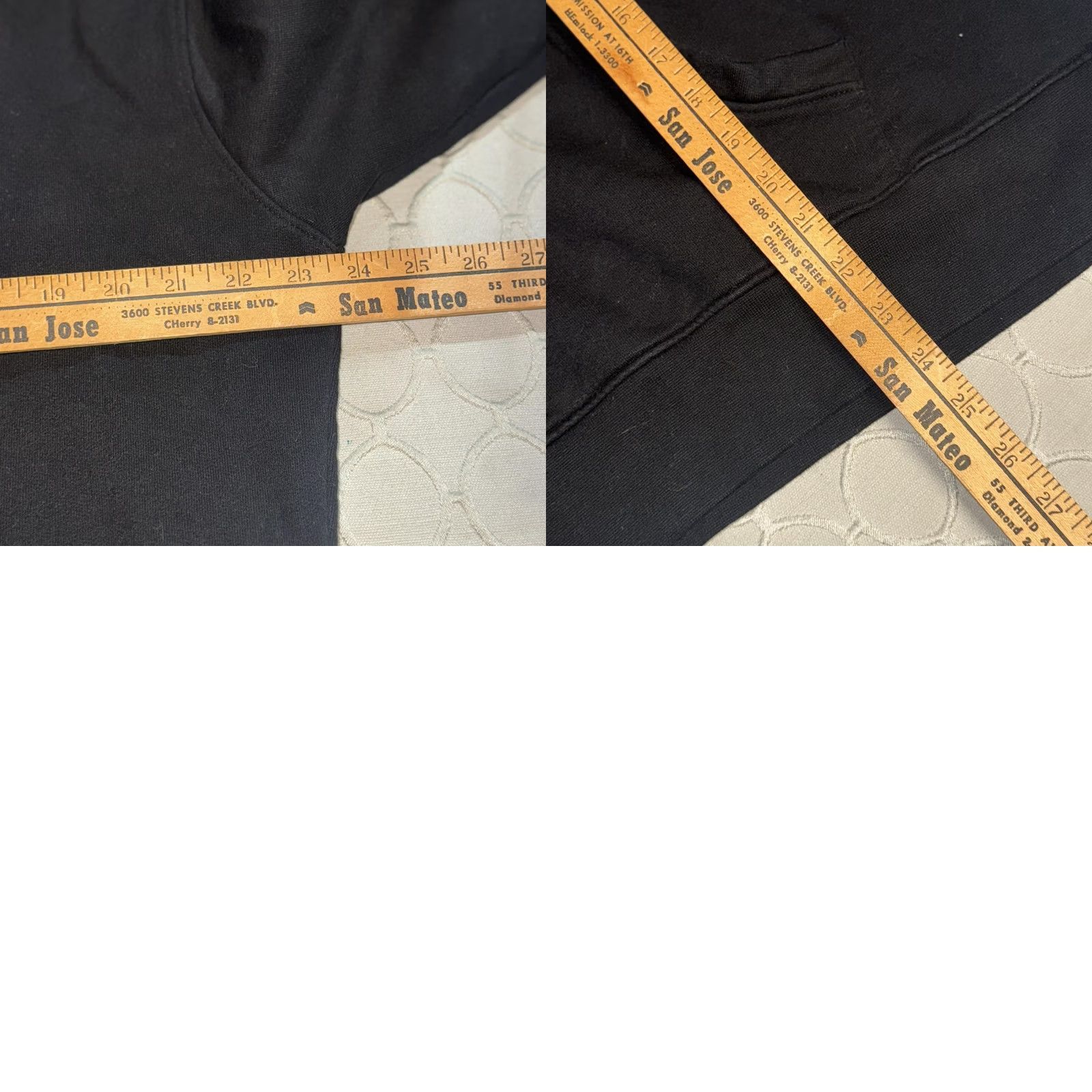 Vintage VINTAGE Staple Hoodie Mens L Black Chenille Patch Applique Stars Pullover Sweatshirt Size US L / EU 52-54 / 3 - 8 Thumbnail