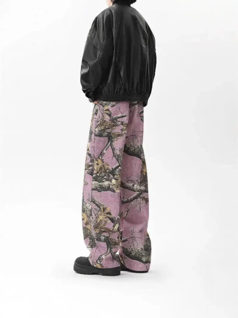 Japanese Brand Retro loose graffiti maple leaf jeans Size US 32 / EU 48 - 4 Thumbnail