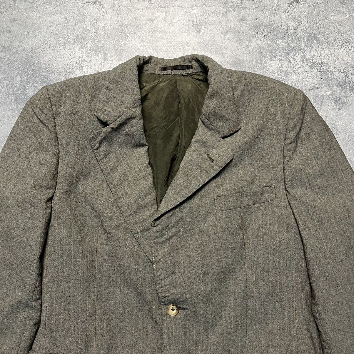 Aquascutum × Vintage Vintage Aquascutum Striped Wool Brown Suit Blazer Pants Size 42L - 3 Thumbnail