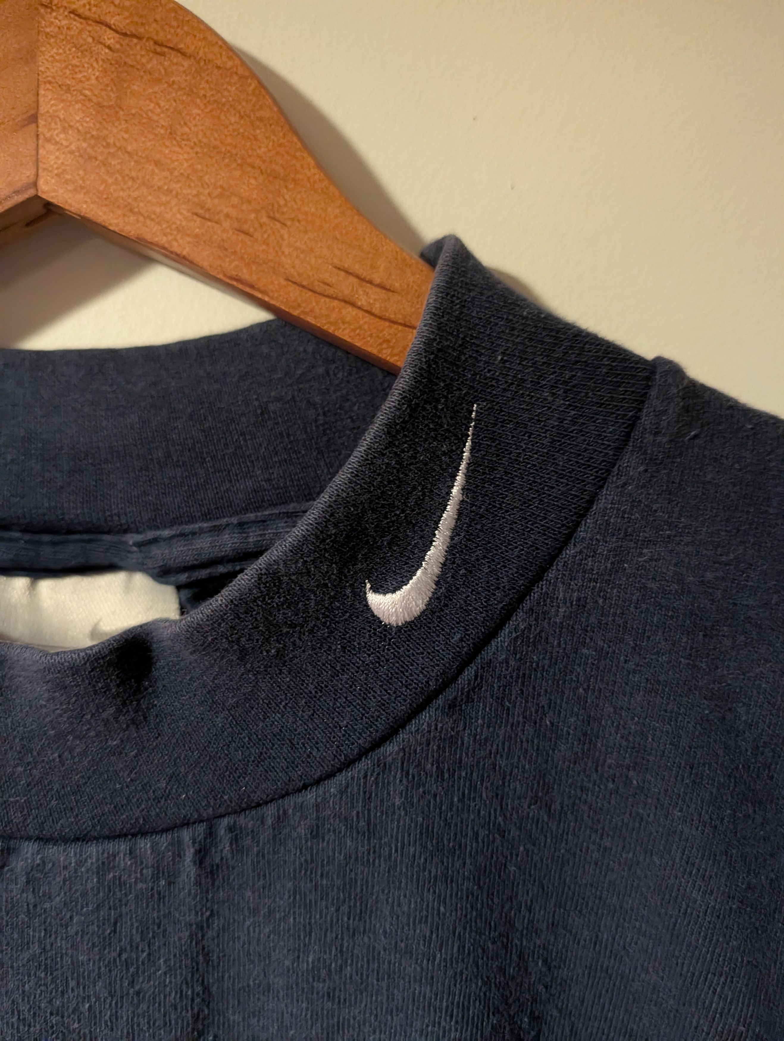 Nike Vintage 90s Nike Swoosh Mock Neck Long Sleeve Shirt Men's XL Size US XL / EU 56 / 4 - 2 Thumbnail