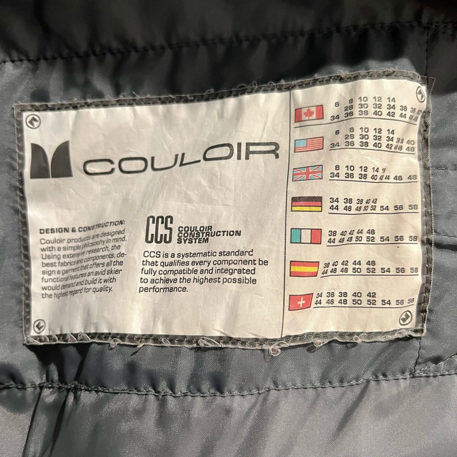 Other Couloir Gore-Tex Ski Jacket Men's Size 40 Vintage Loaded Size US L / EU 52-54 / 3 - 7 Thumbnail