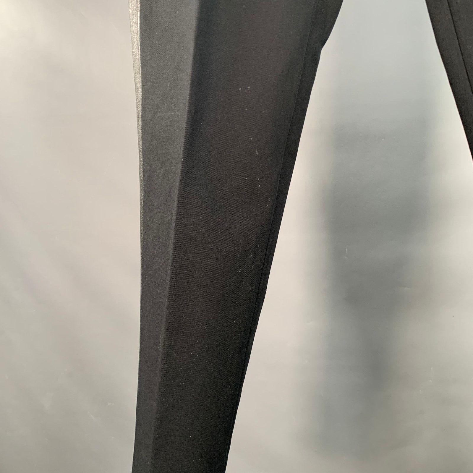 Maison Margiela MAISON MARTIN MARGIELA Black Cotton Front Button Fly Pants Size US 36 / EU 52 - 3 Thumbnail
