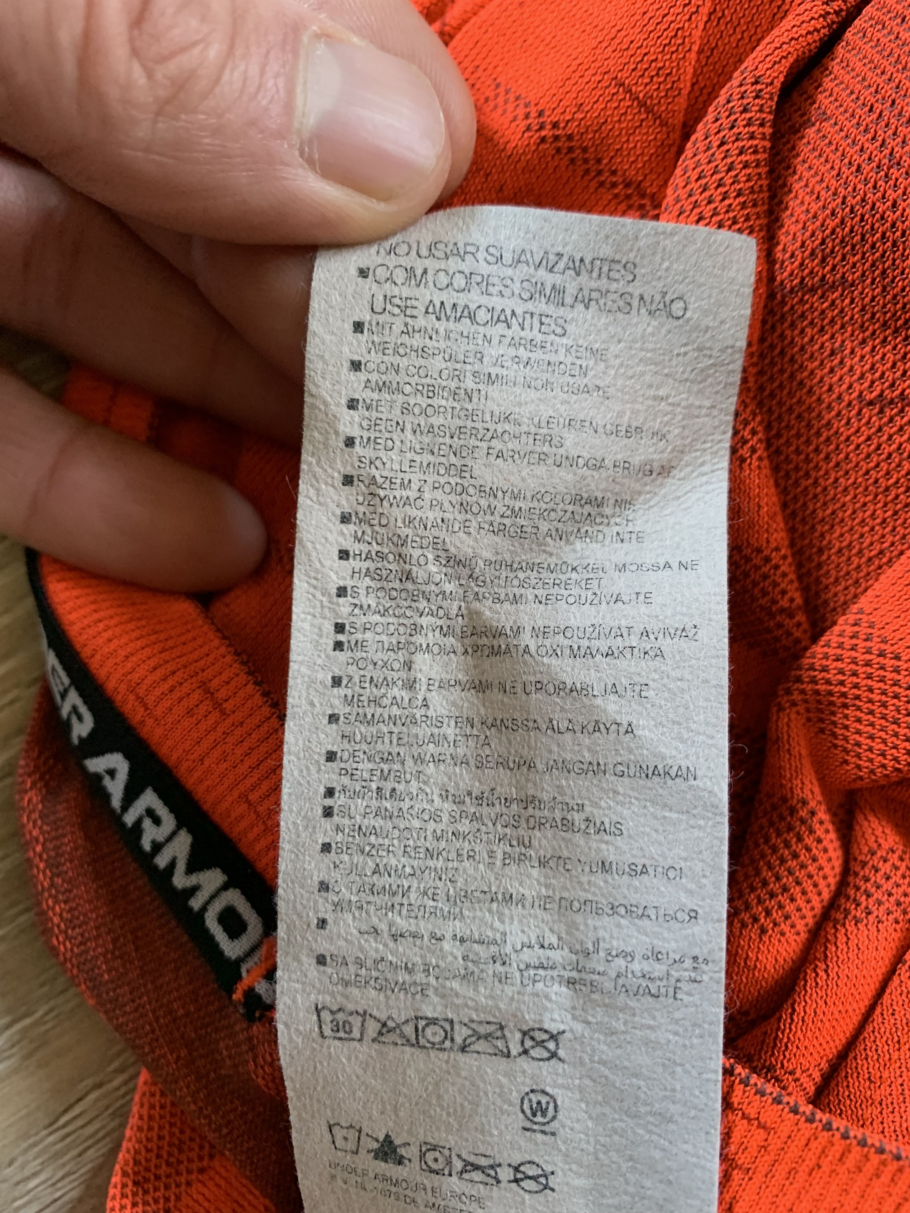 Under Armour Under Armour Fitted Men's Orange Training T Shirt Size US S / EU 44-46 / 1 - 10 Thumbnail