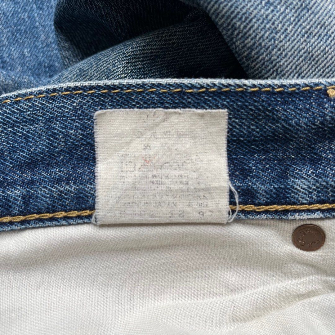 Levi's Levi's big E selvedge distressed Size US 31 - 3 Thumbnail