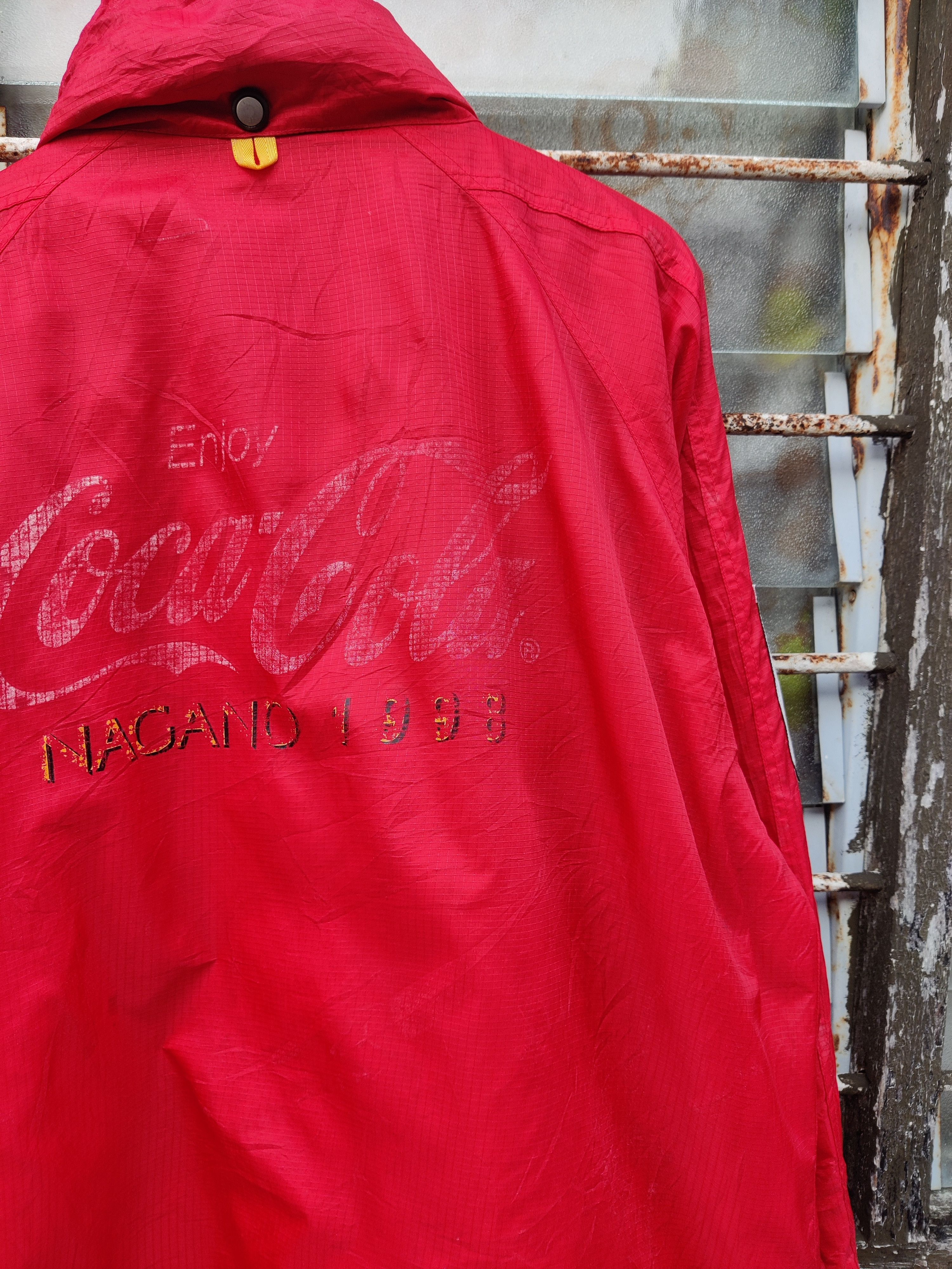 Coca Cola Vintage Distressed 98 Coca Cola Nagano Olympic Jacket Size US XL / EU 56 / 4 - 4 Thumbnail