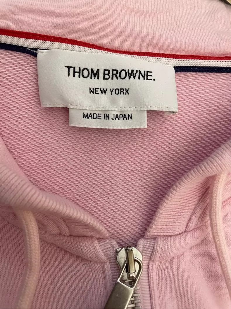 Thom Browne Thom Browne size4 Sakura pink zipper jacket sweater Size US XL / EU 56 / 4 - 7 Thumbnail