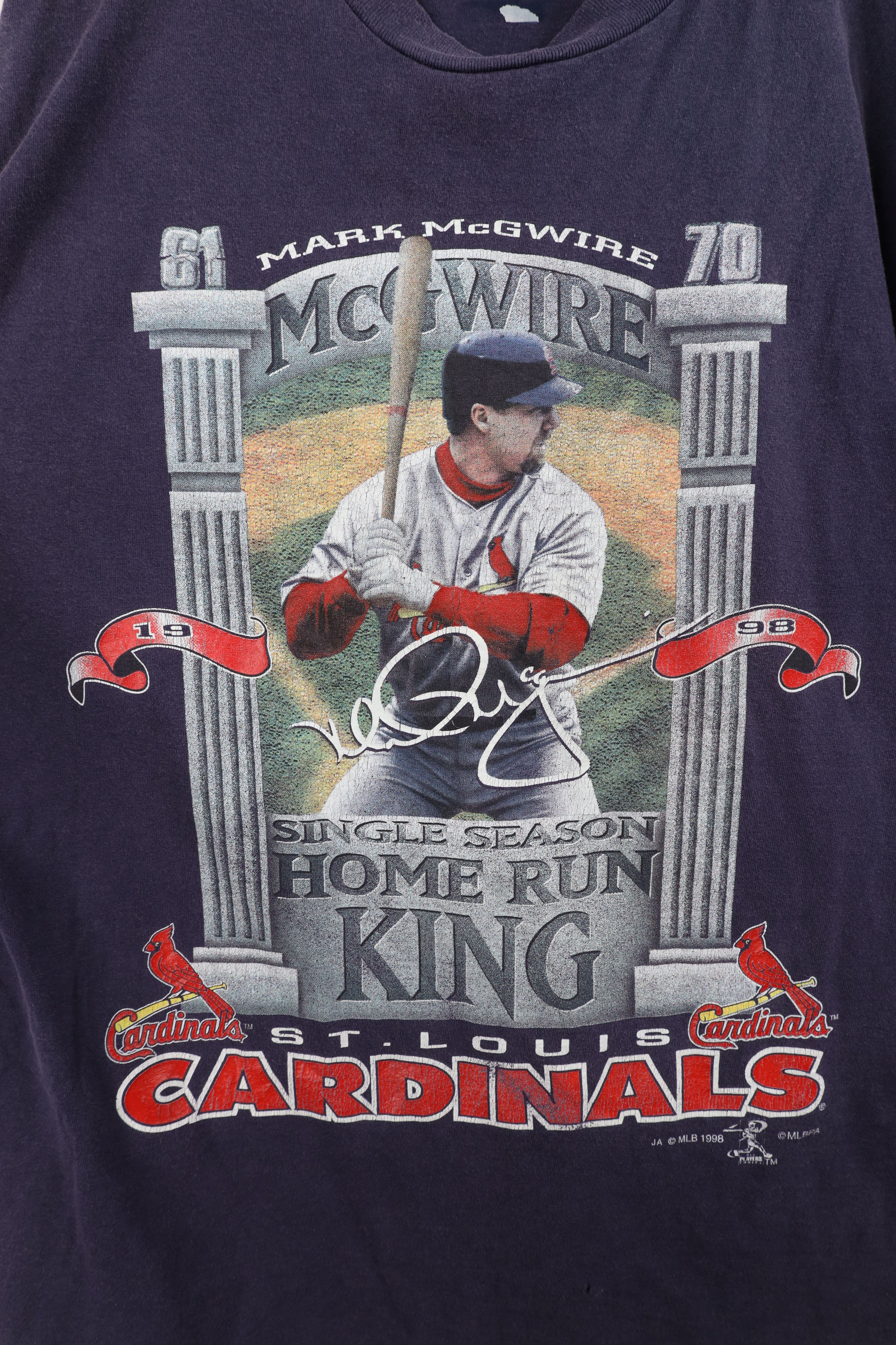 Vintage Vintage 90s Home Run King St Louis Cardinals T-Shirt Size US L / EU 52-54 / 3 - 7 Thumbnail