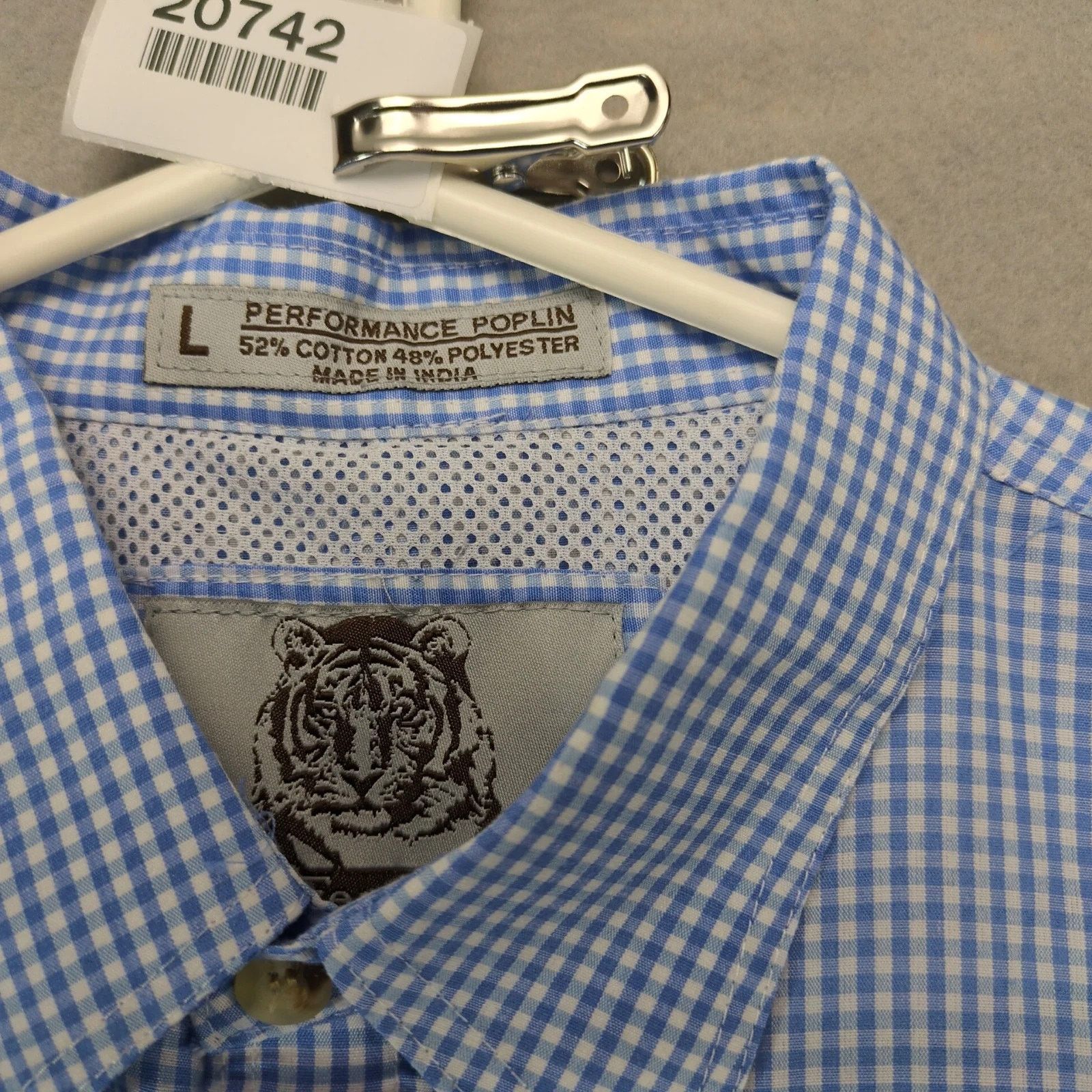Other Tiger Hill Blue Gingham Button Down Fishing Shirt Men's L Size US L / EU 52-54 / 3 - 3 Thumbnail