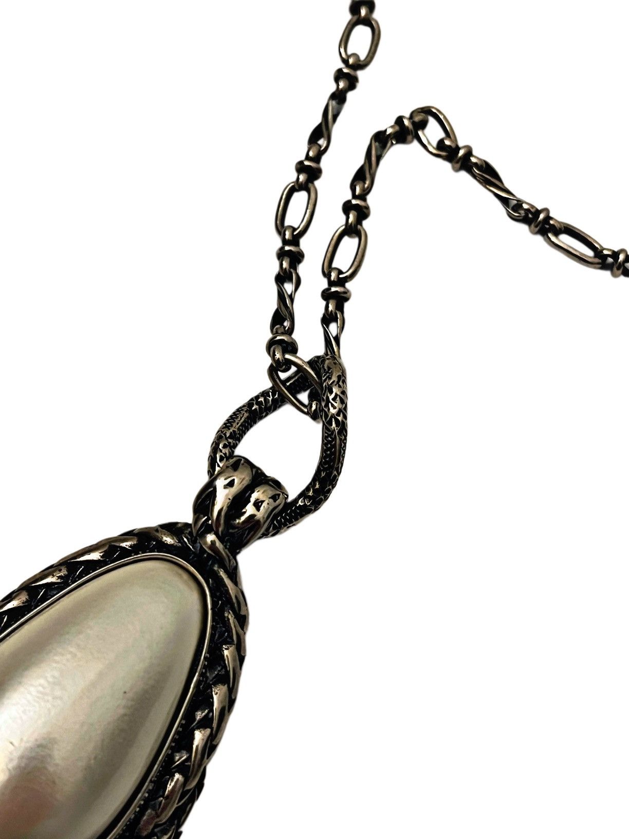 Alexander McQueen Authentic Vintage Alexander McQueen Crystal Snake Necklace Size ONE SIZE - 5 Thumbnail