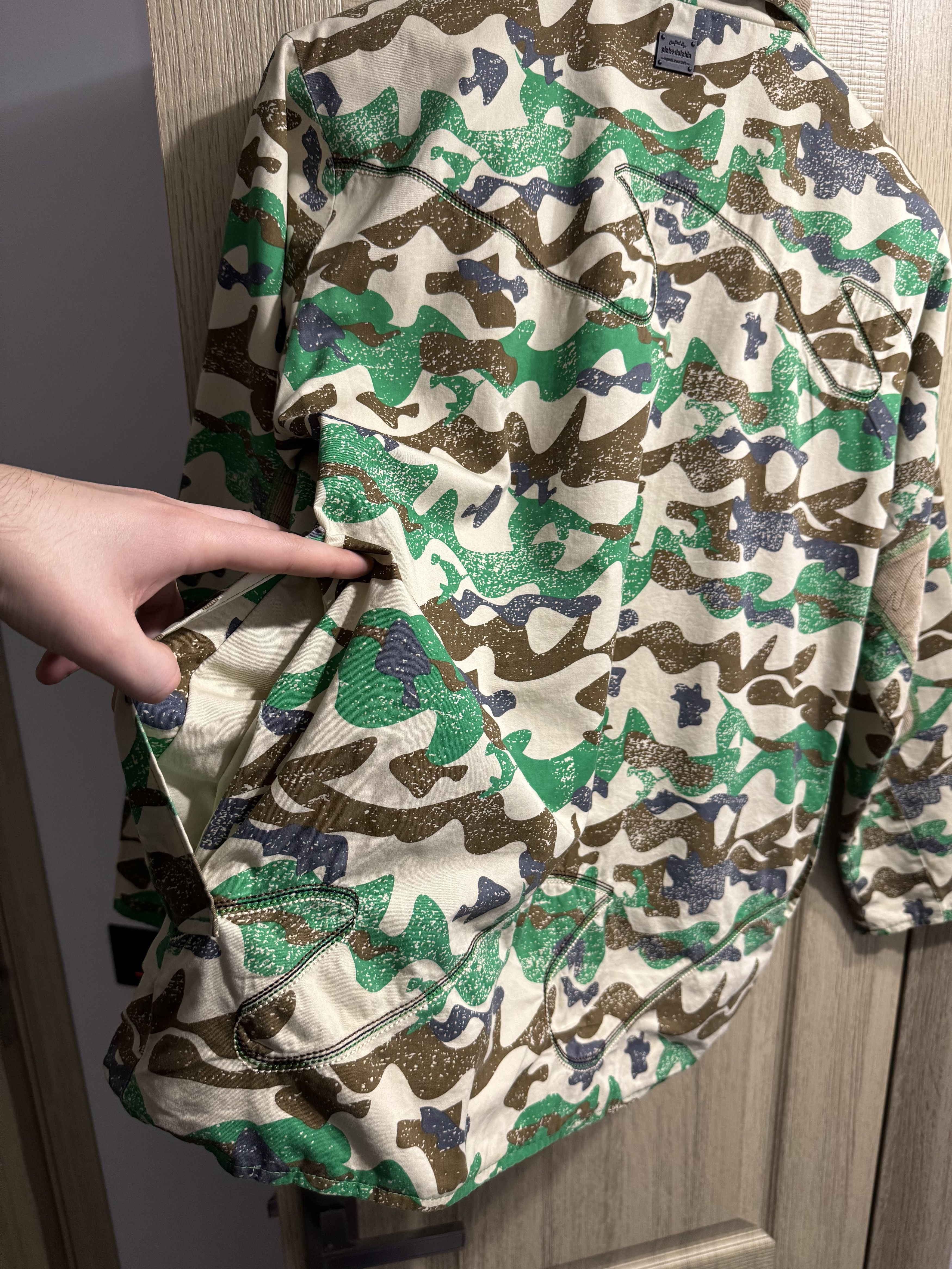 Pink Dolphin Pink Dolphin Multipocket Camo Jacket Military Style Size US M / EU 48-50 / 2 - 6 Thumbnail